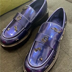 Karl Lagerfeld cobalt Loafers